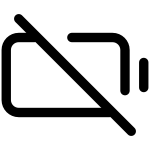 No Battery SVG Icon